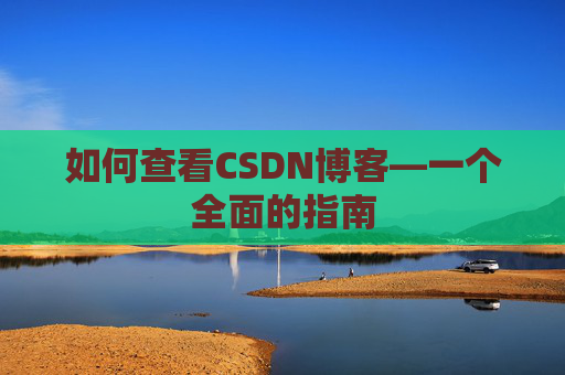 如何查看CSDN博客—一个全面的指南